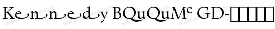 Kennedy Book GD字体转换